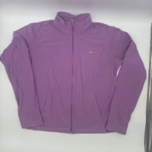 NIKE Y2K Lavender Full Zip Jacket Size L (12/14)